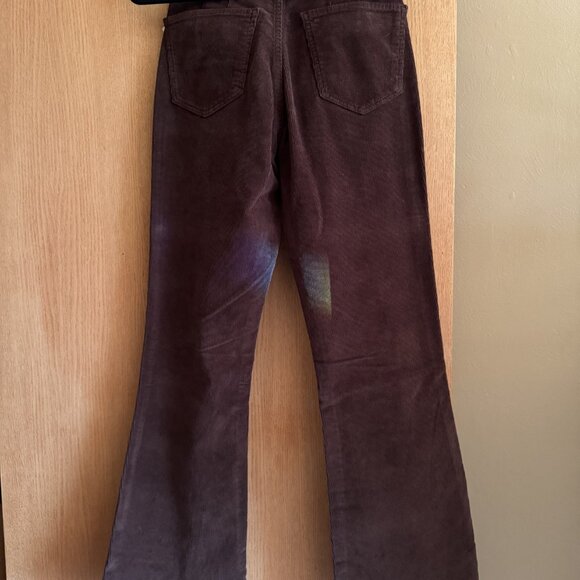 Brown Corduroy High Rise Flare Jeans - Picture 2 of 4